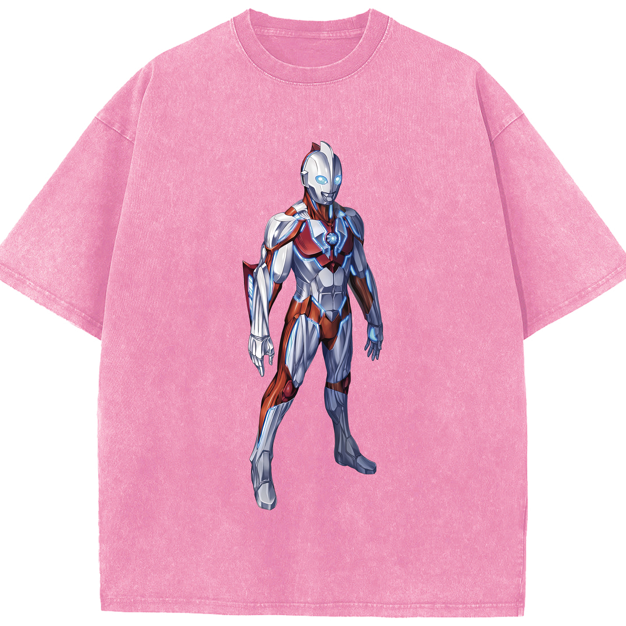 （画像用） ウルトラマン Ultraman 綿100% ヴィンテージ風 半袖Tシャツ（フロントプリント）